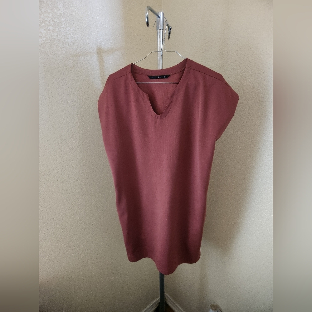 Forme Short Sleeve Pullover Dress With Pockets